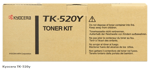 Kyocera Tóner amarillo TK-520y 1T02HJAEU0