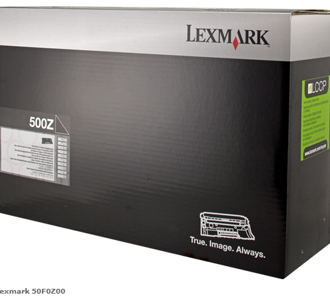 Lexmark Unidad de tambor negro 50F0Z00 500Z Unidad de imagen retornable
