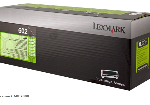 Lexmark Tóner negro 60F2000 602