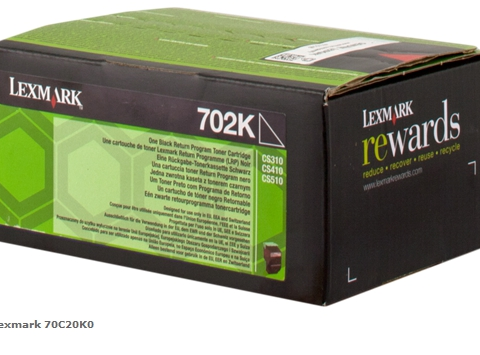 Lexmark Tóner negro 70C20K0 702K