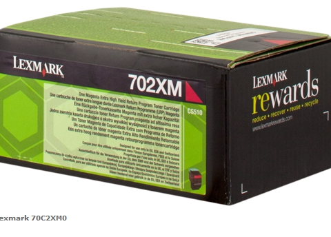 Lexmark Tóner magenta 70C2XM0 702XM