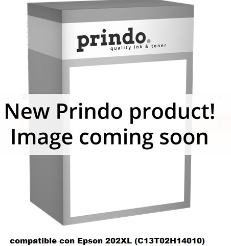 Prindo Cartucho de tinta Negro foto PRIET02H1 Compatible con Epson 202XL