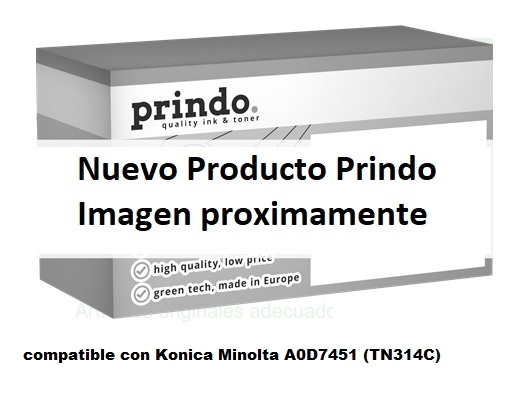 Prindo Tóner cian PRTKMTN314C Compatible con Konica Minolta A0D7451