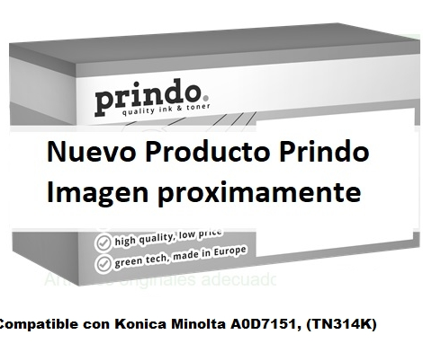 Prindo Tóner negro PRTKMTN314K Compatible con Konica Minolta A0D7151