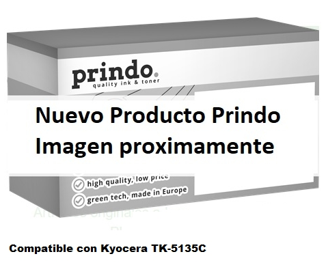 Prindo Tóner cian PRTKYTK5135C Compatible con Kyocera TK-5135C