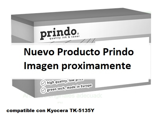 Prindo Tóner amarillo PRTKYTK5135Y Compatible con Kyocera TK-5135Y