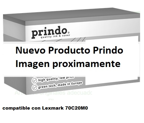 Prindo Tóner magenta PRTL70C20M0 Compatible con Lexmark 70C20M0
