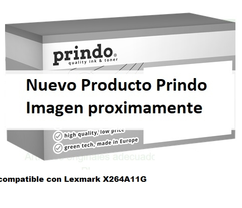Prindo Tóner negro PRTLX264A11G Compatible con Lexmark X264A11G