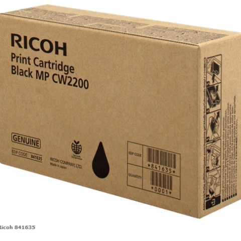 Ricoh Cartucho de tinta negro 841635 MP CW2200