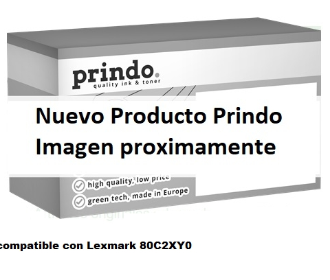 Prindo Tóner amarillo PRTL80C2XY0 Compatible con Lexmark 80C2XY0