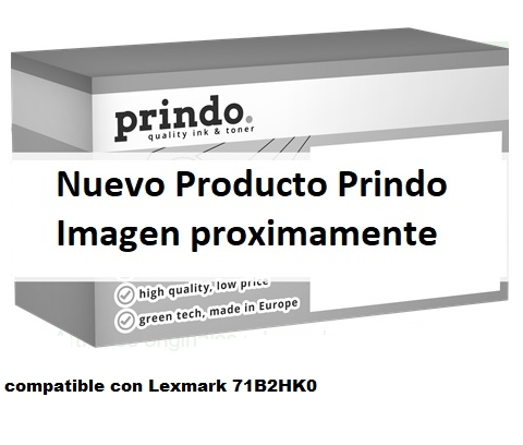 Prindo Tóner negro PRTL71B2HK0 Compatible Lexmark 71B2HK0