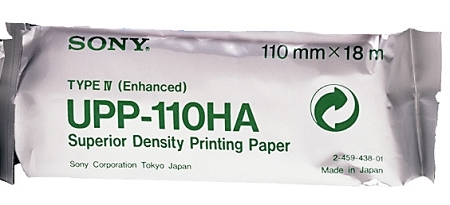 Sony Papel UPP-110HA papel térmico, rollo, 110mm x 18m