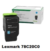 Lexmark Tóner cian 78C20C0