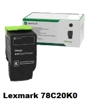 Lexmark Tóner negro 78C20K0