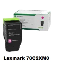Lexmark Tóner magenta 78C2XM0