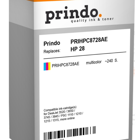 Prindo Cartucho de tinta varios colores PRIHPC8728AE Compatible con HP 28