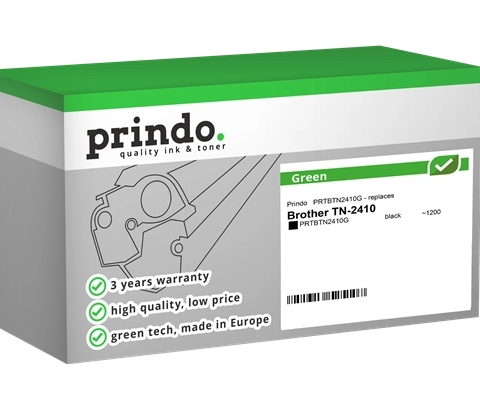 Prindo Tóner negro PRTBTN2410G Green compatible con Brother TN-2410