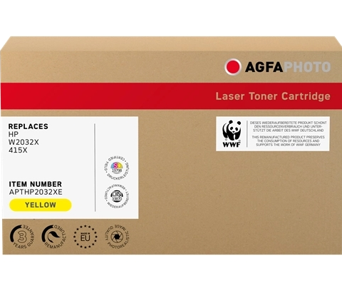 Agfa Photo Tóner amarillo APTHP2032XE compatible con HP 415A W2032A