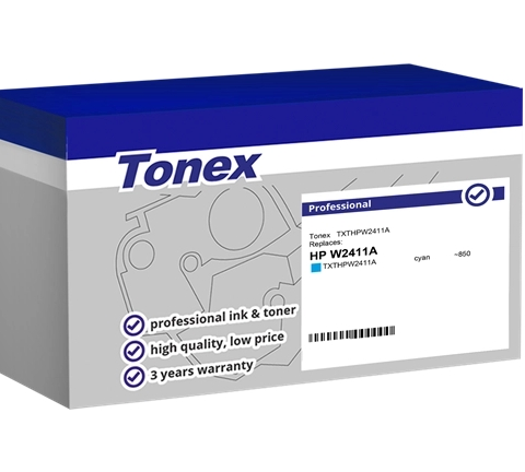 Tonex Tóner cian TXTHPW2411A compatible con HP 216A W2411A