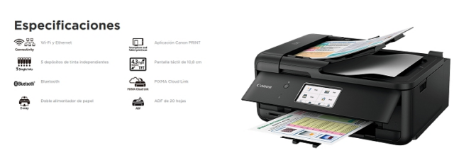 Canon Multifunción Pixma TR8550 Fax Duplex Wifi