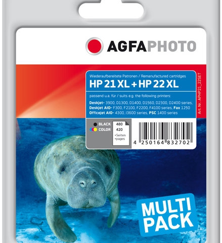 Agfa Photo Multipack negro + color APHP21 22SET 21 + 22 SD367AE