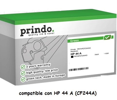 Prindo Tóner negro PRTHPCF244AG Green compatible con HP 44A CF244A