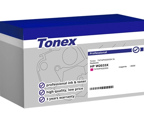 Tonex Tóner magenta TXTHPW2033X zcompatible con HP 415X W2033X