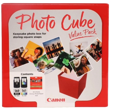 Canon Value Pack negro varios colores PG-560 CL-561 Photo Cube Value Pack 3713C007