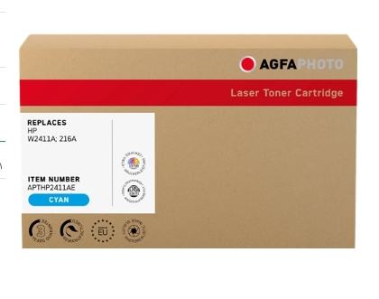 Agfa Photo Tóner cian APTHP2411AE compatible con HP 216A W2411A