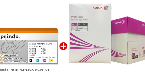 Prindo Value Pack PRTHPCF410X MCVP Compatible con HP 410X CF410X