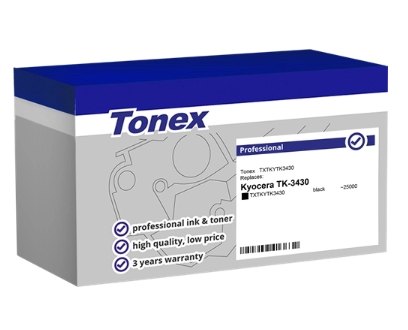 Tonex Tóner negro TXTKYTK3430 TK-3430 compatible con Kyocera TK-3430