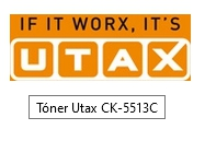 Utax Tóner cian CK-5513C 1T02VMCUT0