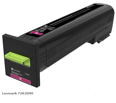 Lexmark Tóner magenta 72K20M0