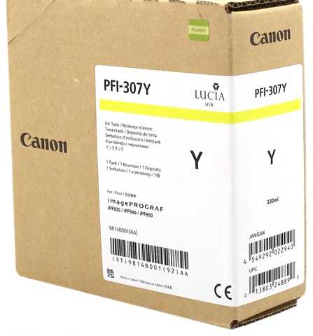 Canon Cartucho de tinta amarillo PFI-307y