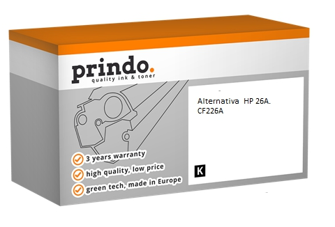 Prindo Tóner negro PRTHPCF226A Compatible con HP 26A (CF226A)