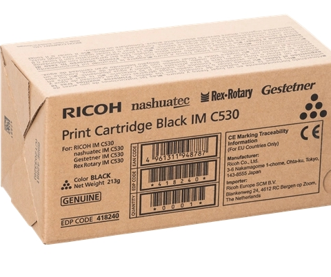 Ricoh Tóner negro 418240 IM C530BK