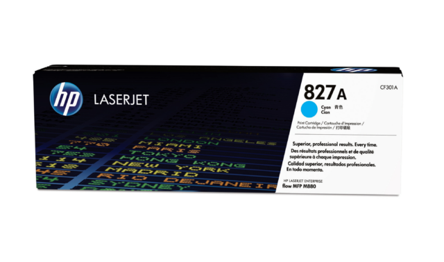 HP Tóner cían CF301A 827A