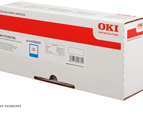 OKI Tóner cían 45396203