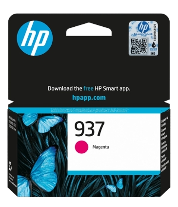 HP Cartucho de tinta magenta 4S6W3NE 937
