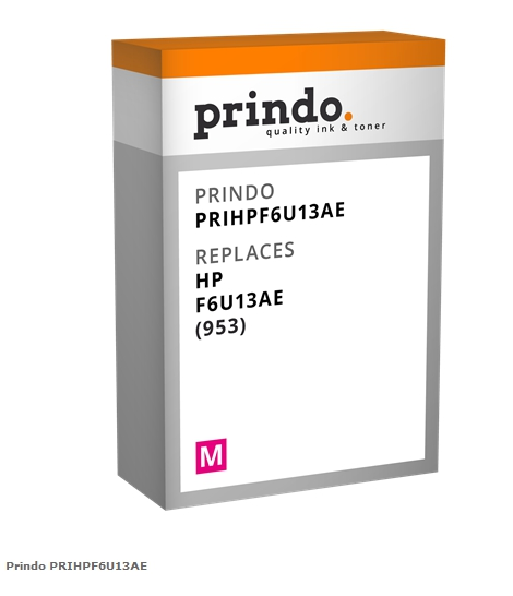 Prindo Cartucho de tinta magenta PRIHPF6U13AE Compatible con HP F6U13AE (953)
