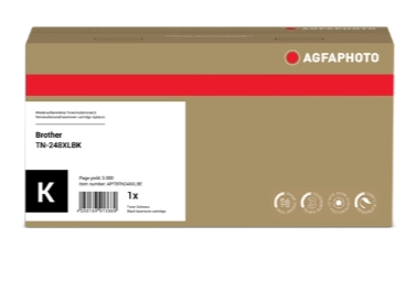 Agfa Photo Tóner negro APTBTN248XLBE compatible con Brother TN-248XLBK