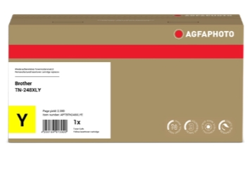 Agfa Photo Tóner amarillo APTBTN248XLYE compatible con Brother TN-248XLY