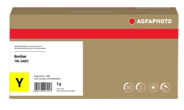 Agfa Photo Tóner amarillo APTBTN248YE compatible con Brother TN-248Y